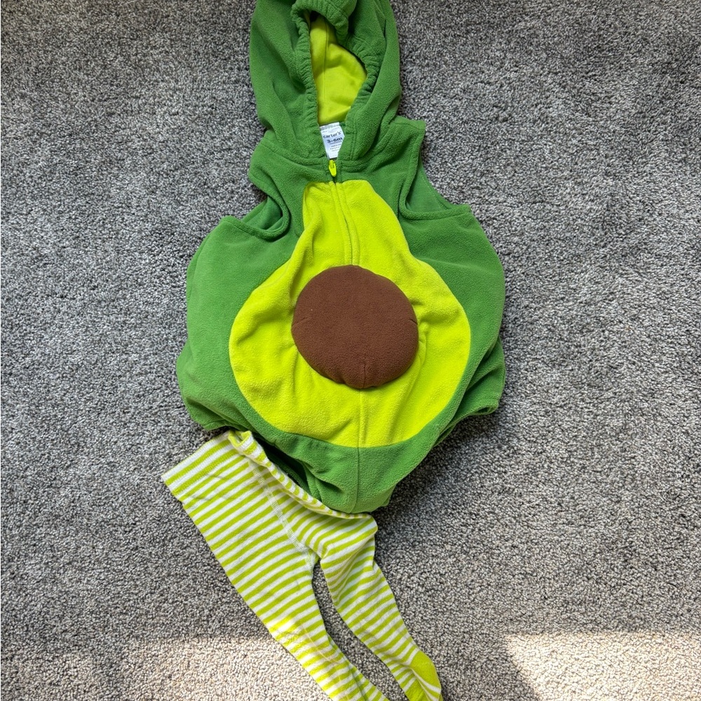 Carter's green avocado costume
